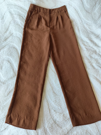 🍂 Pantalon Large Kookaï – Camel – Élégance & Confort  – Taille 40