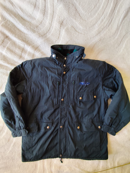 Veste vintage FILA Magic Line verte - oversize – Années 90 – Taille XL