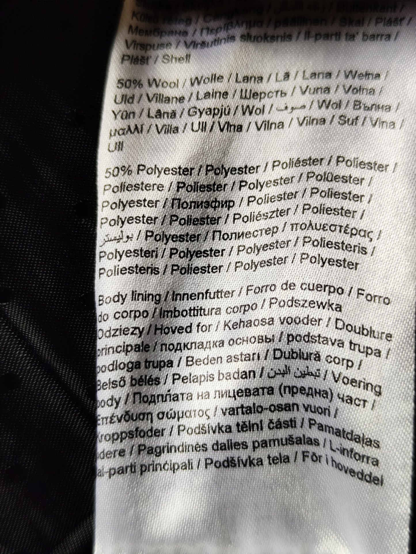 Manteau noir doublé marque Vila – Taille 42