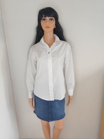 Chemise blanche Antonelle  - Style structuré et élégant - Taille 38/40