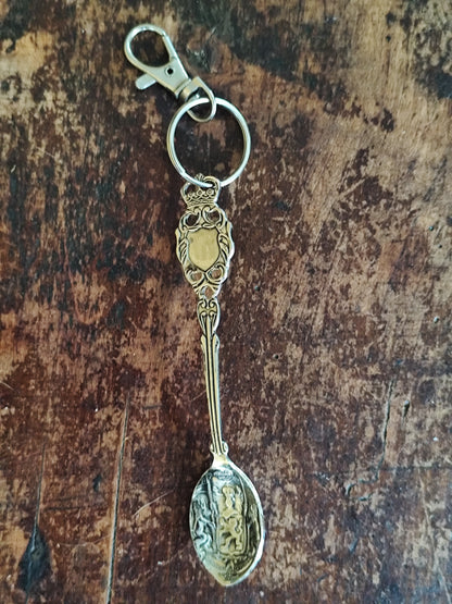 Porte-clés cuillère vintage blason Blois