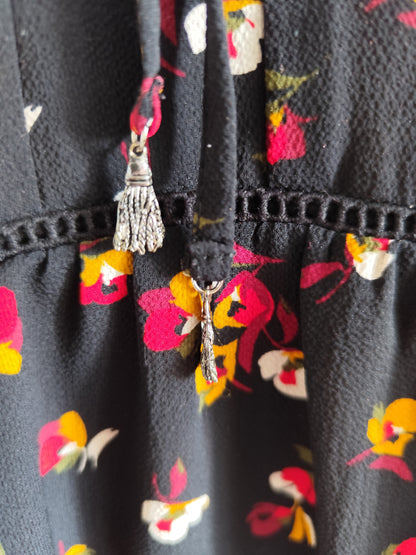 Blouse fluide à fleurs Christine Laure – taille 40/42