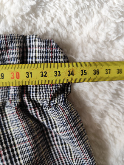 Pantalon léger à carreaux made in Italy – taille S