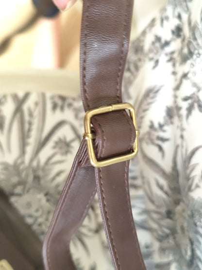 Sac bandoulière marron chocolat – Ted Lapidus