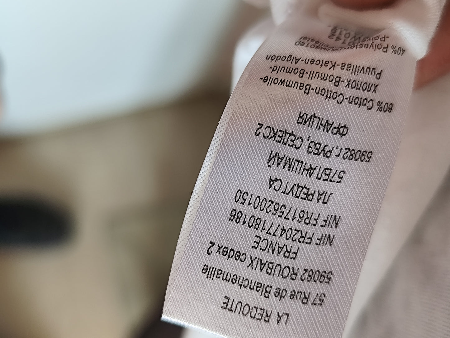 🤍 Haut Blanc Anne Weyburn –  Dentelle & Finitions Bohèmes - Taille 38/40