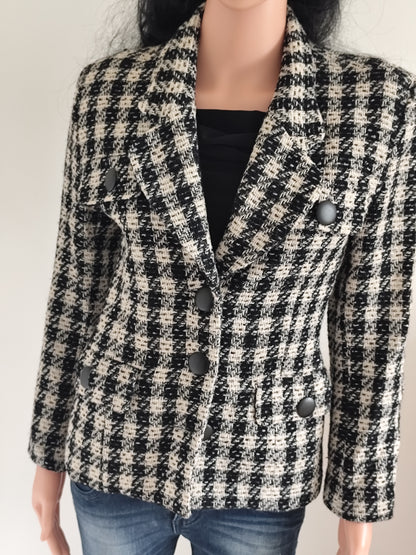 Veste courte pied-de-poule - Vertigo Paris - Taille M