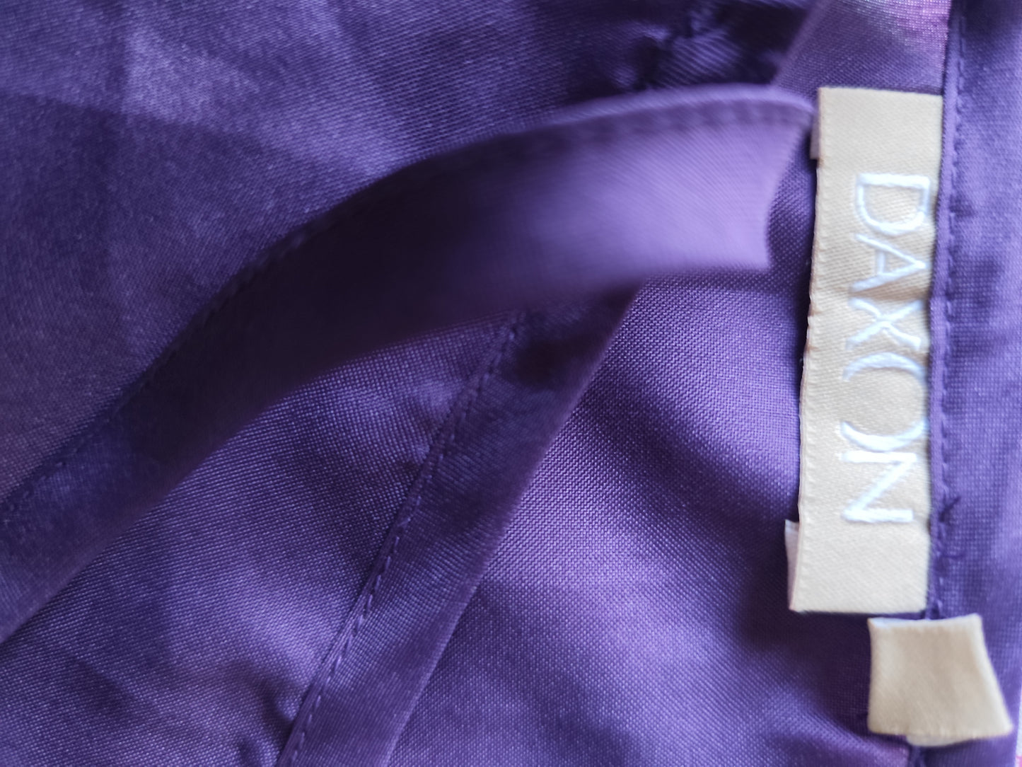 Caraco violet satiné fines bretelles – taille 38/40