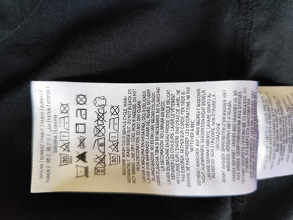 T-shirt manches longues Guess noir imprimé – taille M