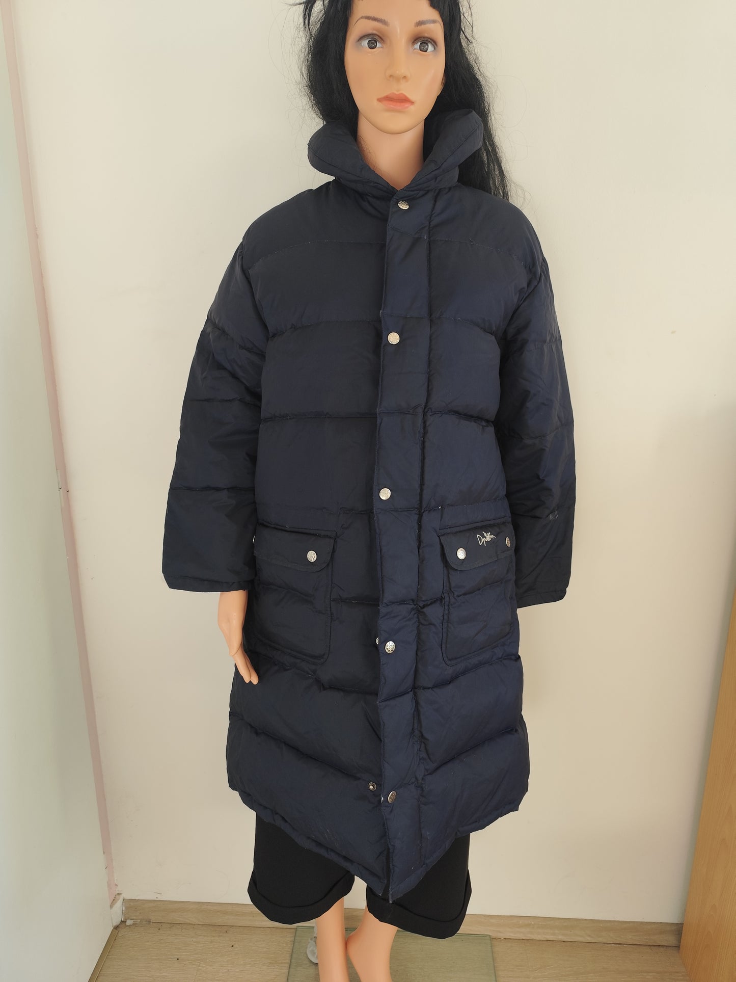 Doudoune longue bleu marine – Du Pareil Au Même - Taille 36/38