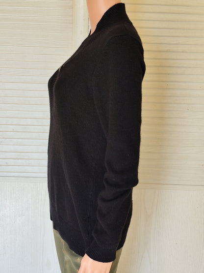 Pull noir avec bouton doré Lauren Ralph Lauren - Taille M