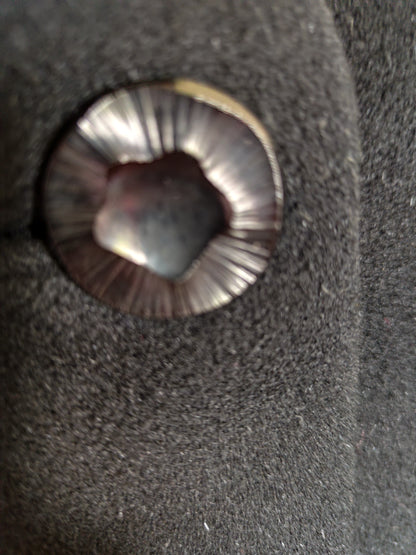 Manteau noir long vintage  – Taille  40/42