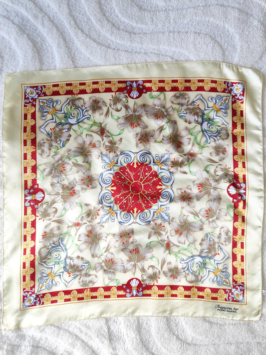 Foulard/Carré - Modèle François 1er - Pierre Balmain - 73 x72 cm