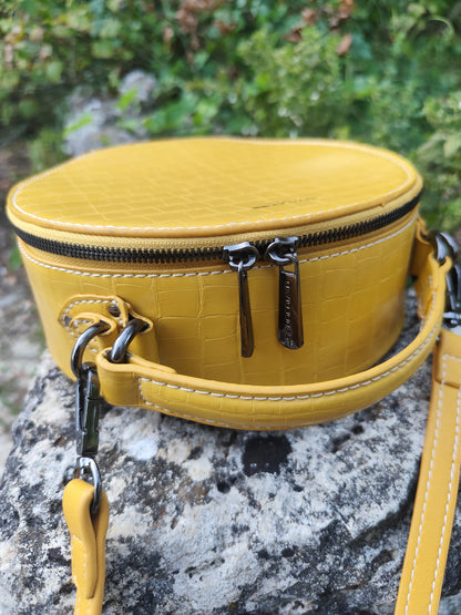 Sac rond - David Jones- couleur moutarde