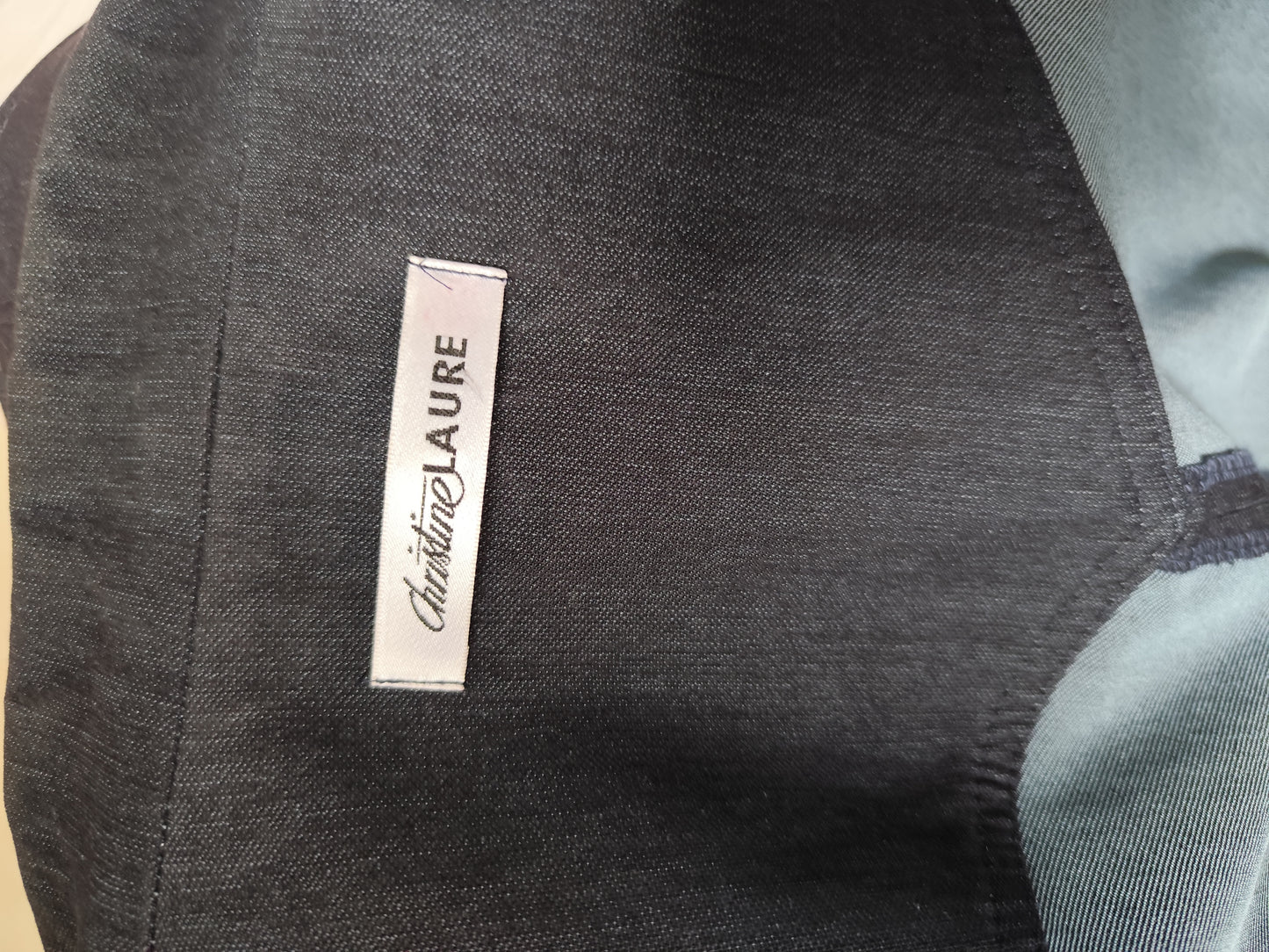 Blazer en denim noir – Christine Laure – T. 40