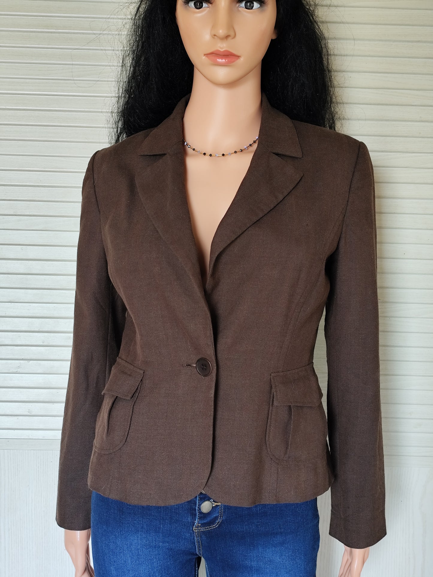 Blazer prototype 2005 Caroll - marron chocolat - taille 36/38