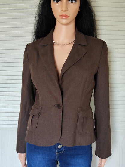 Blazer prototype 2005 Caroll - marron chocolat - taille 36/38