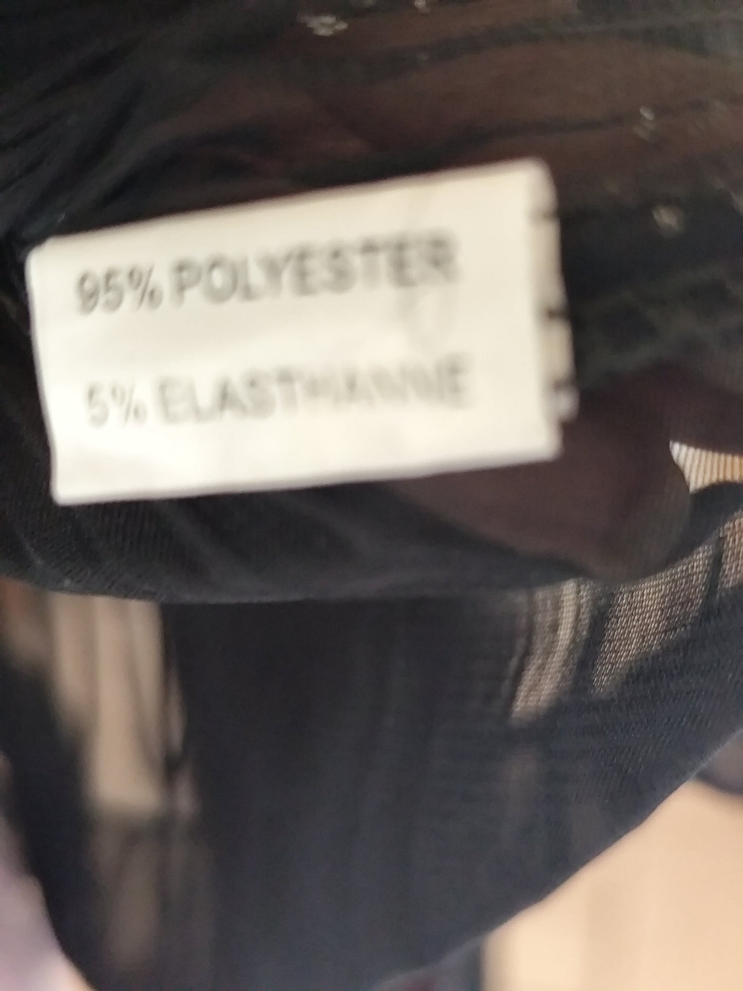 Chemisier noir plissé et perlé Lusa - Style romantique chic - Taille 38/40