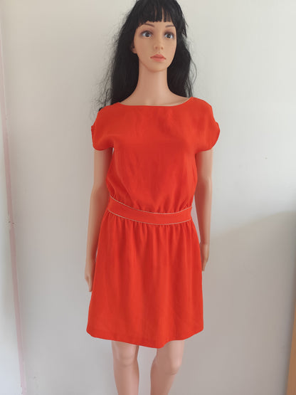 Robe rouge dos nu noué – It Hippie – taille S