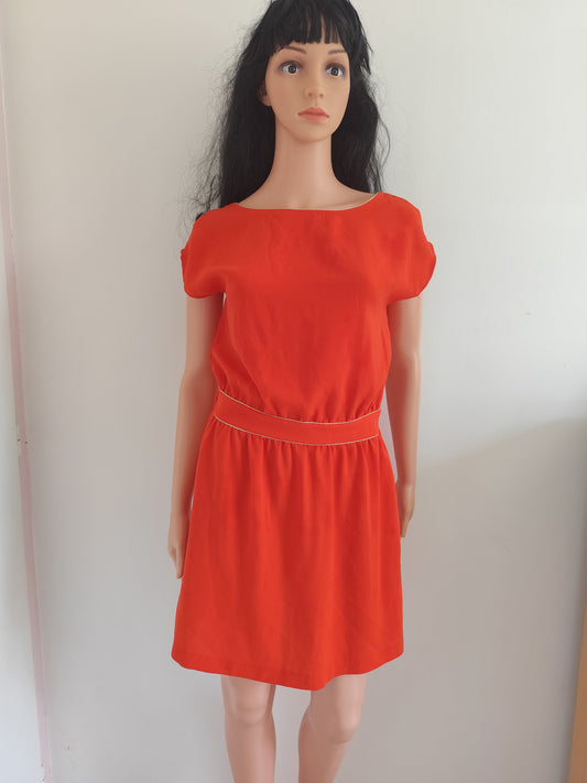 Robe rouge dos nu noué – It Hippie – taille S