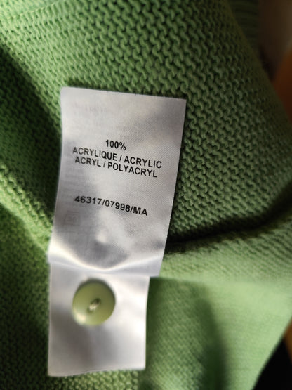 Grand gilet vert amande – Damart - Taille 38/40