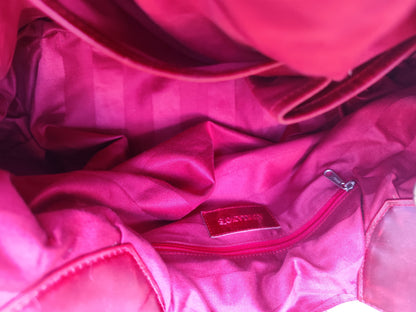 Sac Seau Adriano’s  rouge grand format –  cuir & tissage