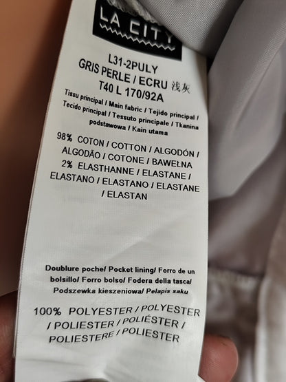 🤍 Pantalon Blanc La City – Élégance et Confort - Taille 40