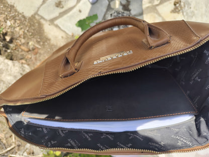 Sac Bowling Torrente Couture Camel Mouluré – Grand format