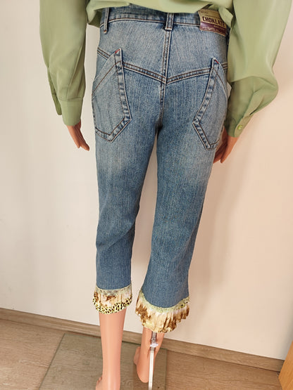 👖 Pantacourt en jean Choklate Paris – Taille 36/38 👖