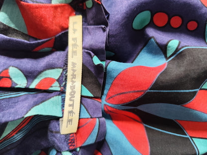 Robe boule La Fée Maraboutée – coton & soie – T.38/40