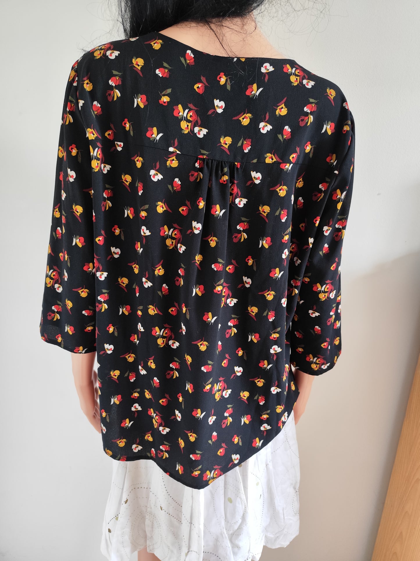 Blouse fluide à fleurs Christine Laure – taille 40/42