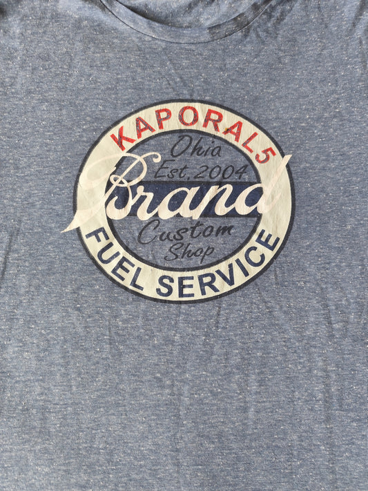 T-shirt bleu effet jean Kaporal - Taille M