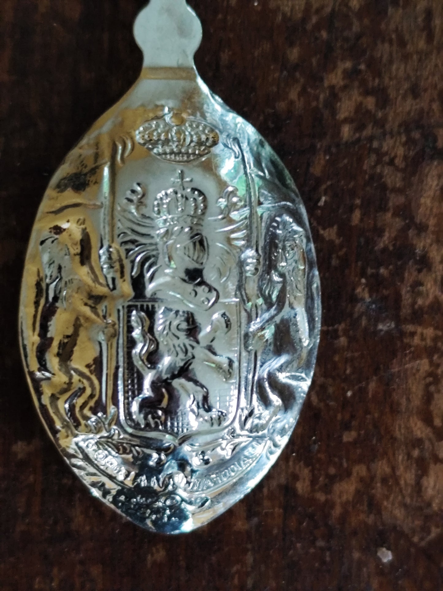 Porte-clés cuillère vintage blason Blois