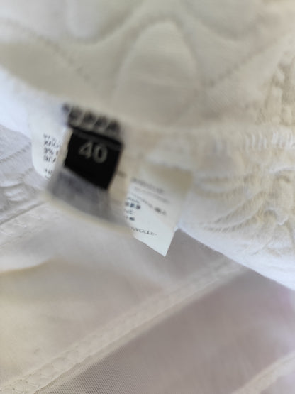 Chemisier vintage Fuego Woman – broderies appliquées & détails couture – T40