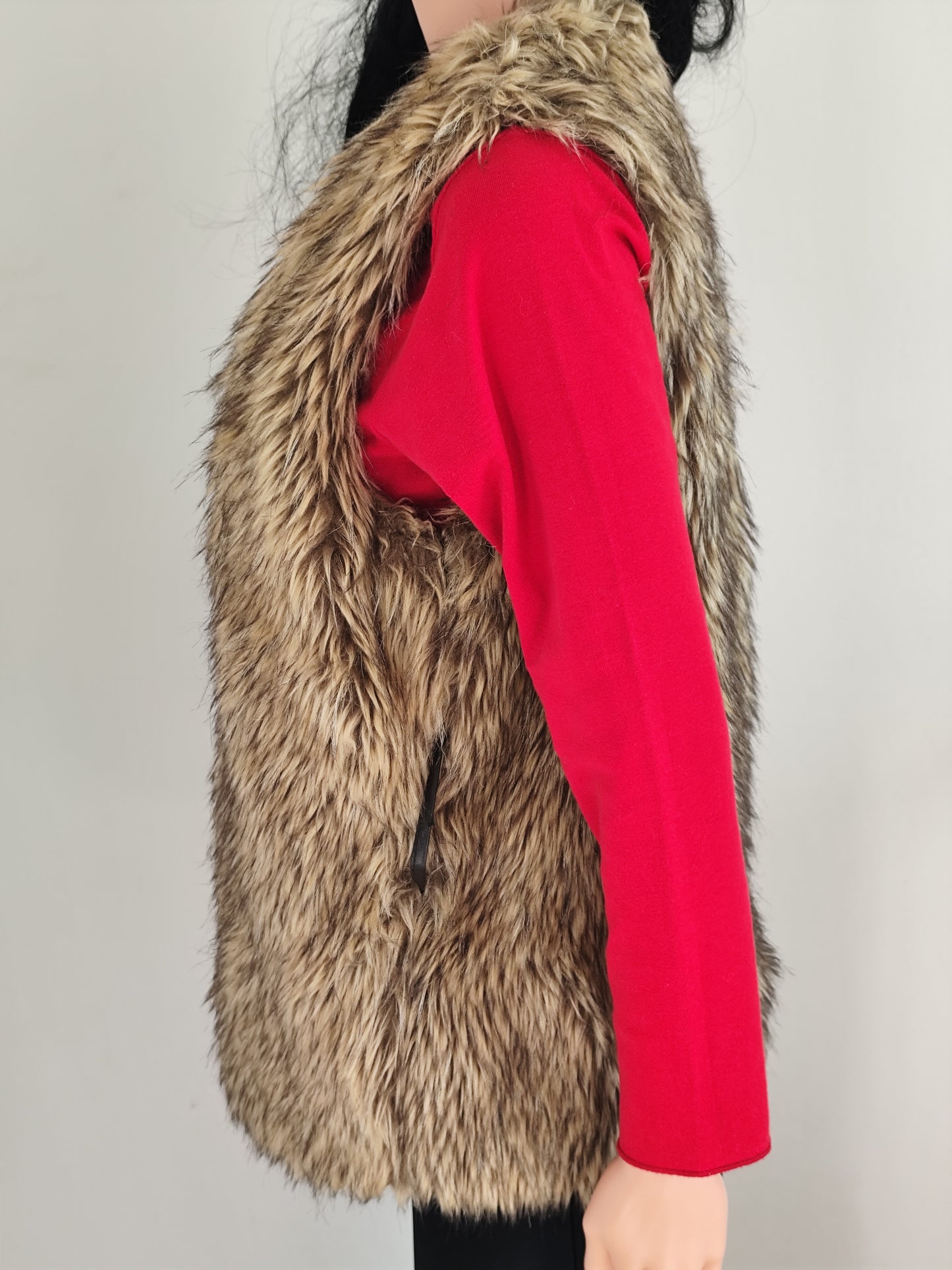 Veste sans manches fausse fourrure – Ky Création – Taille 42/44