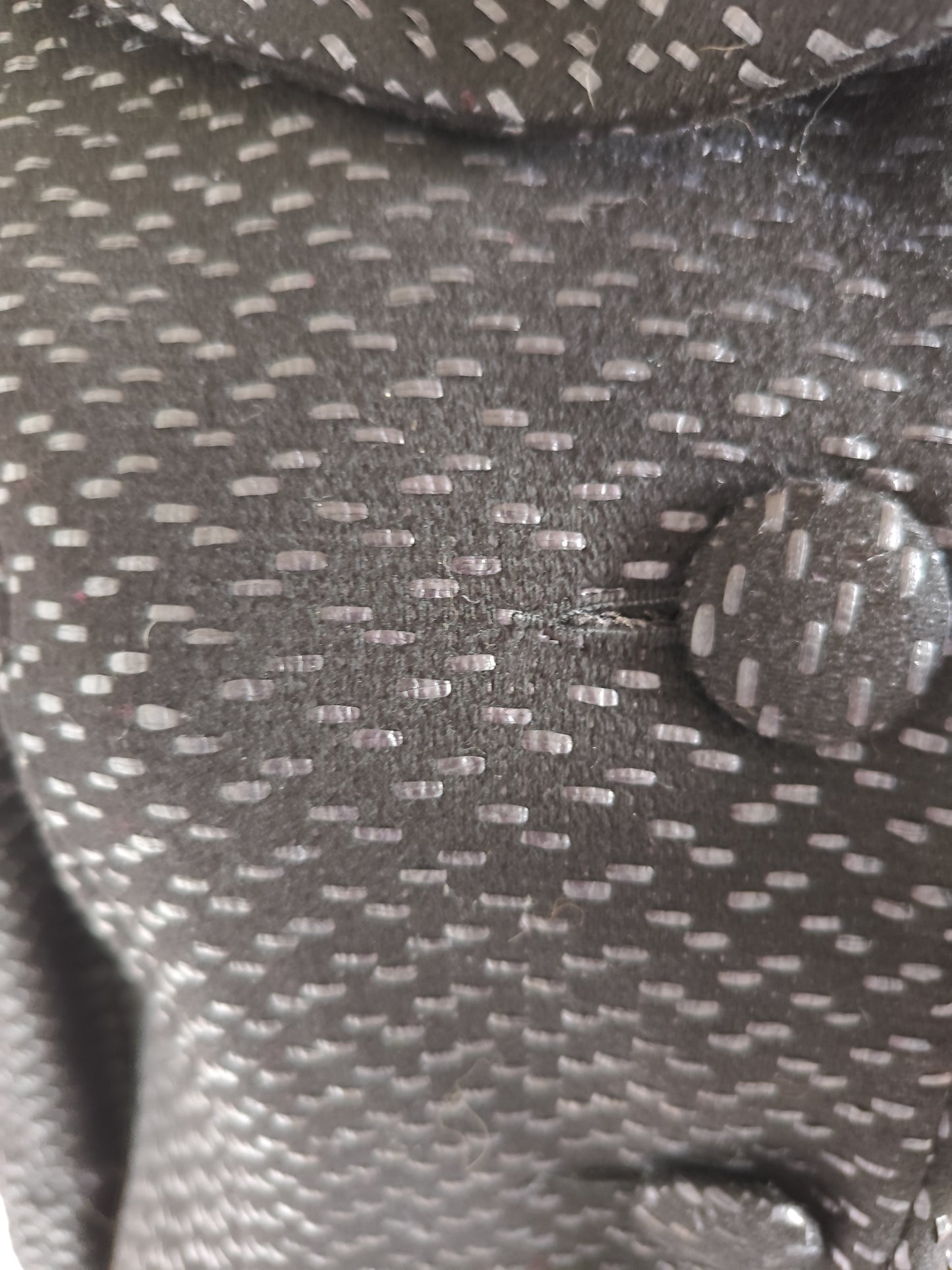 Manteau noir texturé à col structuré– Naf naf – Taille 38