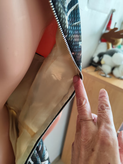 🖤 Robe imprimée fleuri H&M structurée - Taille 36/38