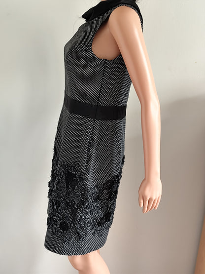 Robe noire brodée – Bréal – Taille 38