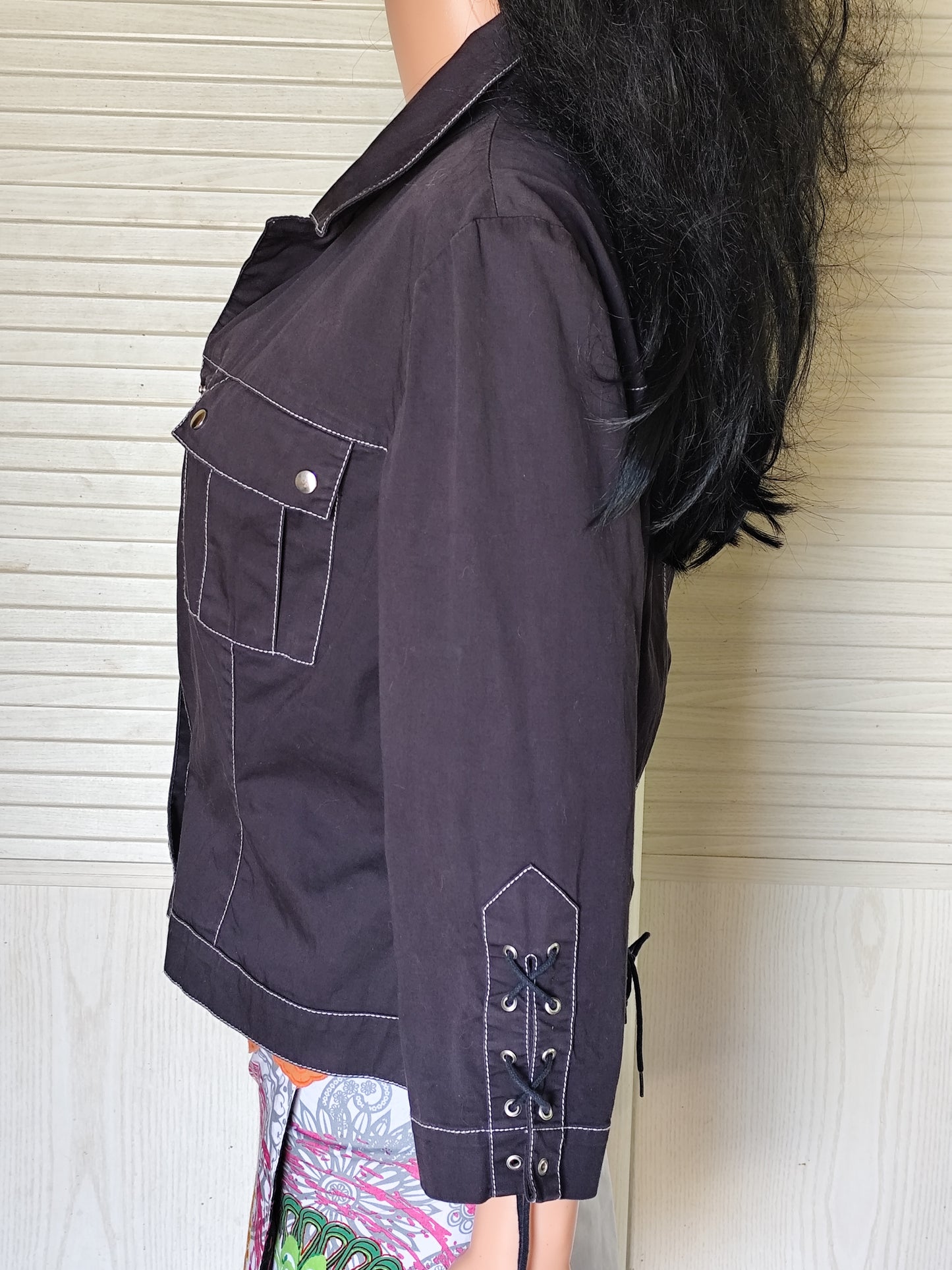 Veste courte cintrée Alain Manoukian bleu marine - Taille 42