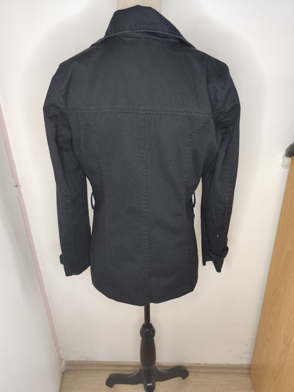 Blazer long noir Toumaï – Chic structuré et polyvalent  – Taille 42