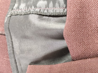 Tailleur jupe couleur prune Montigny Paris – Veste 44 / Jupe 42