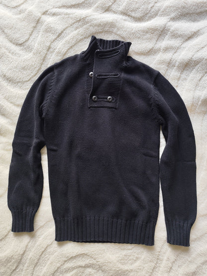 Pull col montant noir Jules – Taille M