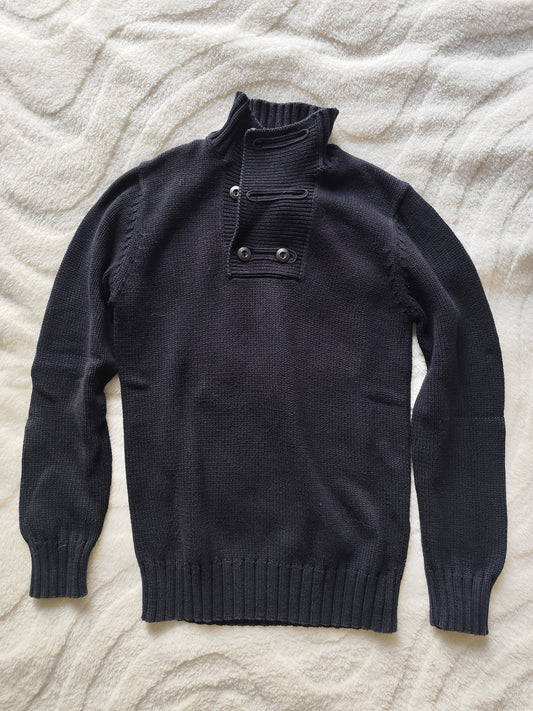 Pull col montant noir Jules – Taille M