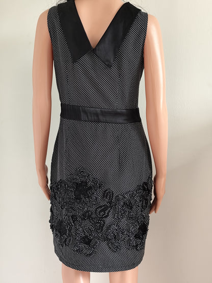 Robe noire brodée – Bréal – Taille 38