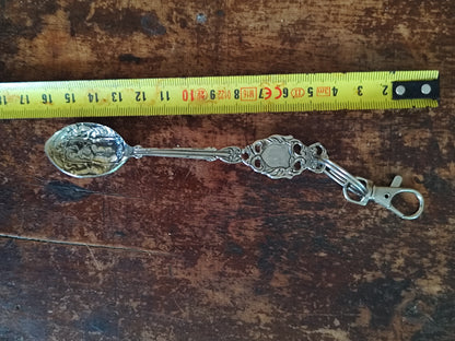 Porte-clés cuillère vintage blason Blois