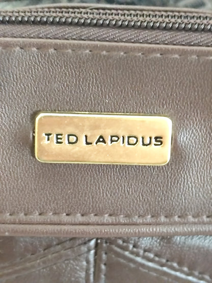 Sac bandoulière marron chocolat – Ted Lapidus