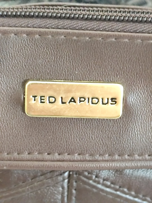 Sac bandoulière marron chocolat – Ted Lapidus