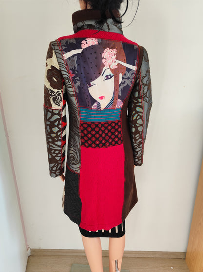 Manteau Desigual patchwork – T. 40 (convient 36/38)