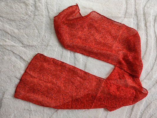 🧣 Écharpe Rouge Légère & Élégante 🧣