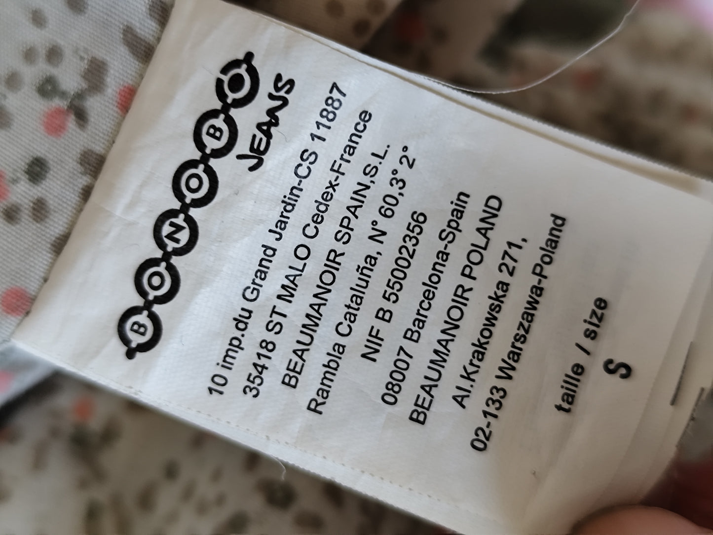 Veste kaki Bonobo Baroud – Taille S/36