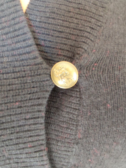 Pull noir avec bouton doré Lauren Ralph Lauren - Taille M